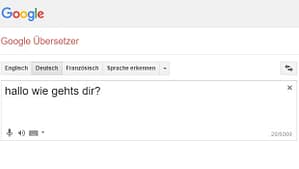 Sprachtool von Google