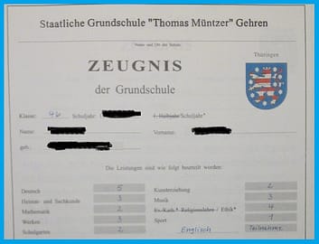 Zeugnis