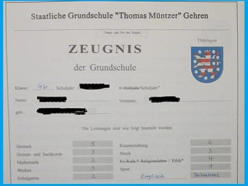 Zeugnis
